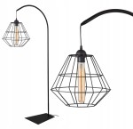 Stylowa druciana lampa podłogowa RETRO