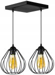 Sufitowa lampa wisząca plafon LOFT EDISON