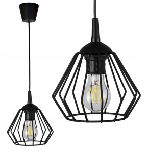 Sufitowa lampa wisząca druciana Loft