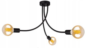 Sufitowa lampa żyrandol Skręt 3