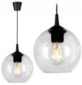 Modna szklana lampa sufitowa 1xE27