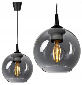 Modna szklana lampa sufitowa 1xE27