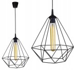 Sufitowa lampa wisząca druciana Loft