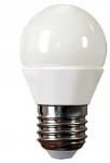  Żarówka kulka LED E27 7W = 55W Ciepła