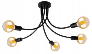 Sufitowa lampa żyrandol Skręt 5