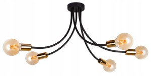 Sufitowa lampa żyrandol Skręt 5