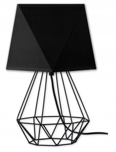 Lampka nocna/biurkowa z abażurem DIAMENT