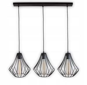 Lampa wisząca sufitowa druciana LOFT Gruszka