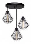Lampa wisząca sufitowa druciana LOFT Gruszka