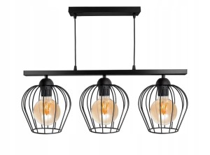 Lampa sufitowa LOFT Koszyczek 3xE27