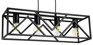 Lampa sufitowa żyrandol klatka CAGE 4xE27