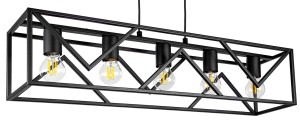 Lampa sufitowa żyrandol klatka CAGE 5xE27