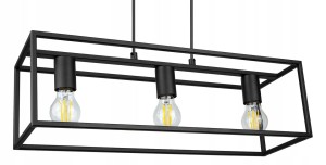 Lampa sufitowa żyrandol klatka CAGE 3xE27