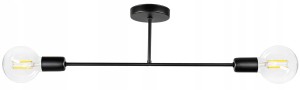 Nowoczesna lampa wisząca w stylu loft 2xE27