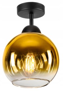 Lampa sufitowa ze szklanym kloszem 1xE27